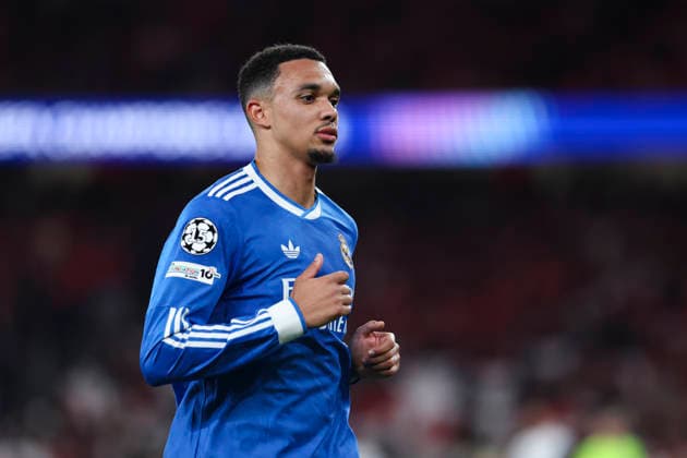 February 17, 2026, Lisbon, Lisbon, Portugal: Trent Alexander-Arnold of Real Madrid CF looks on during the UEFA Champions League 2025 26 League Knockout Play-off First Leg match between SL Benfica and Real Madrid C.F. at Estadio do SL Benfica on February 17, 2026 in Lisbon, Portugal. SL Benfica V Real Madrid C.F. - UEFA Champions League 2025 26 League Knockout Play-Off First Leg  - ZUMAa181 20260217_zaa_a181_161 Copyright: xIrinaxR.xHipolitox