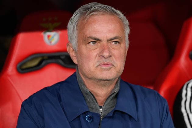Lisbon, 17 02 25 - Benfica hosted Real Madrid at stadium da Luz in a match for the KO play-offs 1st leg of UEFA Champions League 2025 26. Jose Mourinho, SL Benfica Coach brunodecarvalho_benficarealmadrid-115 Lisbon Estadio da Luz Lisbon Portugal Copyright: xKapta+x xAtlÃ¢nticoxPressx