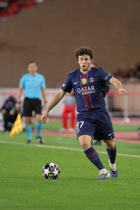 CALCIO - UEFA Champions League - AS Monaco vs PSG Joao Neves ( 87 - FC Paris Saint-Germain) during AS Monaco vs PSG, UEFA Champions League football match in Monaco, PrincPhoto by IPA ABACAPRESS.COMlity of Monaco, February 17 2026 Monaco  Copyright: xIPAxSport ABACAx