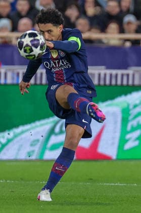 CALCIO - UEFA Champions League - AS Monaco vs PSG Marquinhos ( 5 - FC Paris Saint-Germain) during AS Monaco vs PSG, UEFA Champions League football match in Monaco, PrincPhoto by IPA ABACAPRESS.COMlity of Monaco, February 17 2026 Monaco  Copyright: xIPAxSport ABACAx