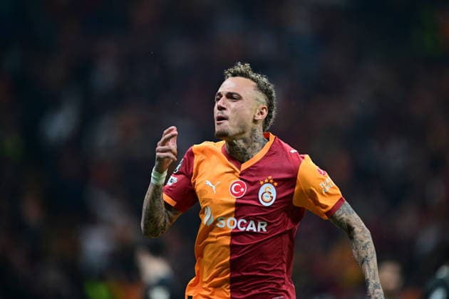 Galatasaray v Juventus - UEFA Champions League ISTANBUL, TURKIYE - FEBRUARY 17: Galatasaray player Noa Lang (77) celebrates after scoring during the UEFA Champions League Round of 16 play-off first leg match between Galatasaray and Juventus at RAMS Park in Istanbul, Turkiye, on February 17, 2026. Abdulhamid Hosbas Anadolu Istanbul Turkey. Editorial use only. Please get in touch for any other usage.  Copyright: x2026xAnadoluxAbdulhamidxHosbasx