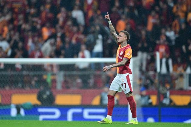 Galatasaray v Juventus - UEFA Champions League ISTANBUL, TURKIYE - FEBRUARY 17: Galatasaray player Noa Lang (77) celebrates after scoring during the UEFA Champions League Round of 16 play-off first leg match between Galatasaray and Juventus at RAMS Park in Istanbul, Turkiye, on February 17, 2026. Abdulhamid Hosbas Anadolu Istanbul Turkey. Editorial use only. Please get in touch for any other usage.  Copyright: x2026xAnadoluxAbdulhamidxHosbasx