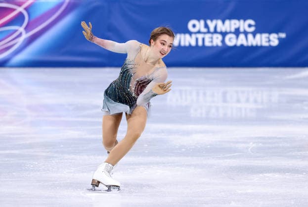 260217 -- MILAN, Feb. 17, 2026 -- Olga Mikutina of Austria competes during the short program match of Figure skating, Eiskunstlauf women single skating at the Milan-Cortina 2026 Olympic Winter games, Winterspiele,Spiele, Summer games in Milan, Italy, Feb. 17, 2026. MICO2026ITALY-MILAN-OLYMPIC WINTER GAMES-FIGURE SKATING-WOMEN SINGLE SKATING-SHORT PROGRAM ChenxYichen  (MICO2026)ITALY-MILAN-OLYMPIC WINTER GAMES-FIGURE SKATING-WOMEN SINGLE SKATING-SHORT PROGRAM IMAGO ChenxYichen  imago images 0847878888