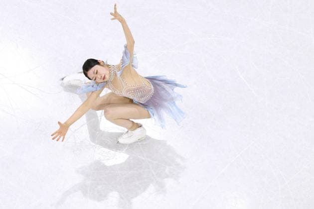 Milan Cortina Olympics: Figure skating, Eiskunstlauf Lee Hae In of South Korea performs in the women s figure skating short program at the Milan Cortina Olympics at Milano Ice Skating Arena in Milan on Feb. 17, 2026.  A14AA0005298605P