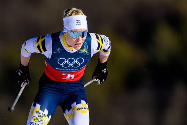 260218 Jonna Sundling of Sweden competes in the women s free technique team sprint cross-country skiing qualification during day 12 of the 2026 Winter Olympics on February 18, 2026 in Val di Fiemme. Photo: Jon Olav Nesvold BILDBYRAN COP 217 MT0993 skidor cross-country skiing langrenn Olympic Games, Olympische Spiele, Olympia, OS olympics winter olympics os ol olympiska spel vinter-os olympiske leker milano cortina 2026 milan cortina 2026 milano cortina 2026 olympic games milano cortina 2026 winter olympic games milano cortina-os milano cortina-ol vinter-ol 12 bbeng teamsprint *** 260218 Jonna Sundling of Sweden competes in the women s free technique team sprint cross country skiing qualification during day 12 of the 2026 Winter Olympics on February 18, 2026 in Val di Fiemme Photo Jon Olav Nesvold BILDBYRAN COP 217 MT0993 skidor cross country skiing langrenn olympic games olympics winter olympics os ol olympiska spel vinter os olympiske leker milano cortina 2026 milan cortina 2026 milano cortina 2026 olympic games milano cortina 2026 winter olympic games milano cortina os milano cortina ol vinter ol 12 bbeng teamsprint  Copyright: JONxOLAVxNESVOLD BB260218JE007