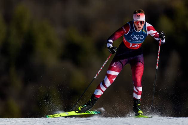 260218 Heidi Bucher of Austria competes in the women s free technique team sprint cross-country skiing qualification during day 12 of the 2026 Winter Olympics on February 18, 2026 in Val di Fiemme. Photo: Jon Olav Nesvold BILDBYRAN COP 217 MT0993 skidor cross-country skiing langrenn Olympic Games, Olympische Spiele, Olympia, OS olympics winter olympics os ol olympiska spel vinter-os olympiske leker milano cortina 2026 milan cortina 2026 milano cortina 2026 olympic games milano cortina 2026 winter olympic games milano cortina-os milano cortina-ol vinter-ol 12 bbeng teamsprint *** 260218 Heidi Bucher of Austria competes in the women s free technique team sprint cross country skiing qualification during day 12 of the 2026 Winter Olympics on February 18, 2026 in Val di Fiemme Photo Jon Olav Nesvold BILDBYRAN COP 217 MT0993 skidor cross country skiing langrenn olympic games olympics winter olympics os ol olympiska spel vinter os olympiske leker milano cortina 2026 milan cortina 2026 milano cortina 2026 olympic games milano cortina 2026 winter olympic games milano cortina os milano cortina ol vinter ol 12 bbeng teamsprint  Copyright: JONxOLAVxNESVOLD BB260218JE006