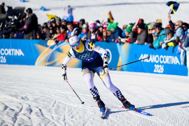 260218 Maja Dahlqvist of Sweden competes in the women s free technique team sprint cross-country skiing qualification during day 12 of the 2026 Winter Olympics on February 18, 2026 in Val di Fiemme. Photo: Maxim Thore BILDBYRAN kod MT MT0993 skidor cross-country skiing langrenn Olympic Games, Olympische Spiele, Olympia, OS olympics winter olympics os ol olympiska spel vinter-os olympiske leker milano cortina 2026 milan cortina 2026 milano cortina 2026 olympic games milano cortina 2026 winter olympic games milano cortina-os milano cortina-ol vinter-ol 12 bbeng teamsprint sweden sverige *** 260218 Maja Dahlqvist of Sweden competes in the women s free technique team sprint cross country skiing qualification during day 12 of the 2026 Winter Olympics on February 18, 2026 in Val di Fiemme Photo Maxim Thore BILDBYRAN kod MT MT0993 skidor cross country skiing langrenn olympic games olympics winter olympics os ol olympiska spel vinter os olympiske leker milano cortina 2026 milan cortina 2026 milano cortina 2026 olympic games milano cortina 2026 winter olympic games milano cortina os milano cortina ol vinter ol 12 bbeng teamsprint sweden sverige  Copyright: MAXIMxTHORE BB260218MT015