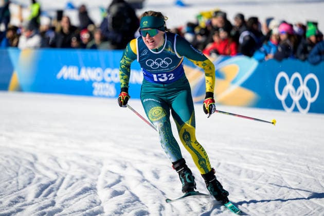 260218 Rosie Fordham of Australia competes in the women s free technique team sprint cross-country skiing qualification during day 12 of the 2026 Winter Olympics on February 18, 2026 in Val di Fiemme. Photo: Maxim Thore BILDBYRAN kod MT MT0993 skidor cross-country skiing langrenn Olympic Games, Olympische Spiele, Olympia, OS olympics winter olympics os ol olympiska spel vinter-os olympiske leker milano cortina 2026 milan cortina 2026 milano cortina 2026 olympic games milano cortina 2026 winter olympic games milano cortina-os milano cortina-ol vinter-ol 12 bbeng teamsprint *** 260218 Rosie Fordham of Australia competes in the women s free technique team sprint cross country skiing qualification during day 12 of the 2026 Winter Olympics on February 18, 2026 in Val di Fiemme Photo Maxim Thore BILDBYRAN kod MT MT0993 skidor cross country skiing langrenn olympic games olympics winter olympics os ol olympiska spel vinter os olympiske leker milano cortina 2026 milan cortina 2026 milano cortina 2026 olympic games milano cortina 2026 winter olympic games milano cortina os milano cortina ol vinter ol 12 bbeng teamsprint  Copyright: MAXIMxTHORE BB260218MT017