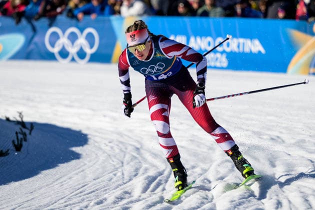 260218 Magdalena Scherz of Austria competes in the women s free technique team sprint cross-country skiing qualification during day 12 of the 2026 Winter Olympics on February 18, 2026 in Val di Fiemme. Photo: Maxim Thore BILDBYRAN kod MT MT0993 skidor cross-country skiing langrenn Olympic Games, Olympische Spiele, Olympia, OS olympics winter olympics os ol olympiska spel vinter-os olympiske leker milano cortina 2026 milan cortina 2026 milano cortina 2026 olympic games milano cortina 2026 winter olympic games milano cortina-os milano cortina-ol vinter-ol 12 bbeng teamsprint *** 260218 Magdalena Scherz of Austria competes in the women s free technique team sprint cross country skiing qualification during day 12 of the 2026 Winter Olympics on February 18, 2026 in Val di Fiemme Photo Maxim Thore BILDBYRAN kod MT MT0993 skidor cross country skiing langrenn olympic games olympics winter olympics os ol olympiska spel vinter os olympiske leker milano cortina 2026 milan cortina 2026 milano cortina 2026 olympic games milano cortina 2026 winter olympic games milano cortina os milano cortina ol vinter ol 12 bbeng teamsprint  Copyright: MAXIMxTHORE BB260218MT019