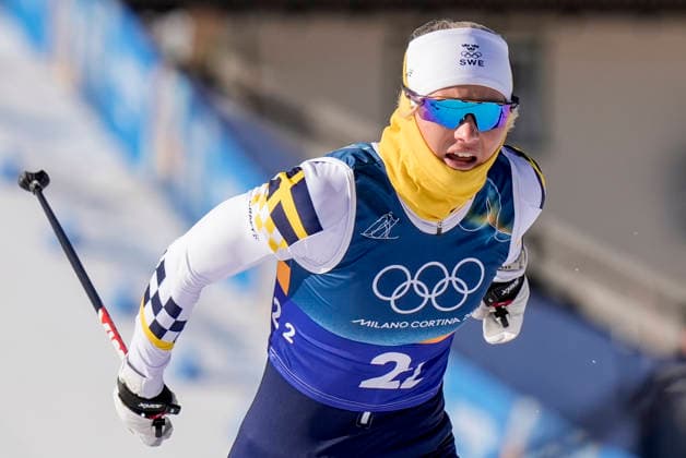 Winter Olympics in Milan Cortina 2026 Val di Fiemme, Italy 20260218. Maja Dahlqvist from Sweden during the cross-country team sprint at Lago di Tesero during the Winter Olympics in Milano Cortina 2026. Photo: Terje Pedersen NTB Val di Fiemme Italy EDITORIAL USE ONLY. RESTRICTED USE FOR BETTING COMPANIES Ref:_SPOdCvb8zMDCsY.jpg *** Winter Olympics in Milan Cortina 2026 Val di Fiemme, Italy 20260218 Maja Dahlqvist from Sweden during the cross country team sprint at Lago di Tesero during the Winter Olympics in Milano Cortina 2026 Photo Terje Pedersen NTB Val di Fiemme Italy EDITORIAL USE ONLY RESTRICTED USE FOR BETTING COMPANIES  Copyright: xTerjexPedersenx xNTBx