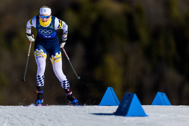 260218 Maja Dahlqvist of Sweden competes in the women s free technique team sprint cross-country skiing qualification during day 12 of the 2026 Winter Olympics on February 18, 2026 in Val di Fiemme. Photo: Jon Olav Nesvold BILDBYRAN COP 217 MT0993 skidor cross-country skiing langrenn Olympic Games, Olympische Spiele, Olympia, OS olympics winter olympics os ol olympiska spel vinter-os olympiske leker milano cortina 2026 milan cortina 2026 milano cortina 2026 olympic games milano cortina 2026 winter olympic games milano cortina-os milano cortina-ol vinter-ol 12 bbeng teamsprint sweden sverige *** 260218 Maja Dahlqvist of Sweden competes in the women s free technique team sprint cross country skiing qualification during day 12 of the 2026 Winter Olympics on February 18, 2026 in Val di Fiemme Photo Jon Olav Nesvold BILDBYRAN COP 217 MT0993 skidor cross country skiing langrenn olympic games olympics winter olympics os ol olympiska spel vinter os olympiske leker milano cortina 2026 milan cortina 2026 milano cortina 2026 olympic games milano cortina 2026 winter olympic games milano cortina os milano cortina ol vinter ol 12 bbeng teamsprint sweden sverige  Copyright: JONxOLAVxNESVOLD BB260218JE011