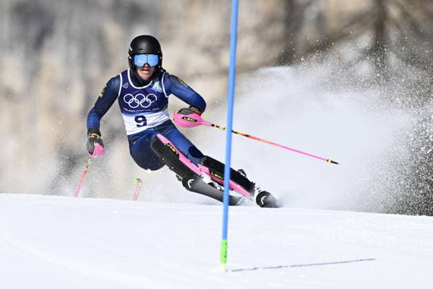 CORTINA, ITALY 20260218 Sweden s Sara Hector during the first run of the women s slalom in Cortina during the Winter Olympics in Milan Cortina, Italy. *** The image is included in the SPORTS PACKAGE. For others PAYMENT IMAGE *** CORTINA ITALY x10050x *** CORTINA, ITALY 20260218 Sweden s Sara Hector during the first run of the women s slalom in Cortina during the Winter Olympics in Milan Cortina, Italy The image is included in the SPORTS PACKAGE For others PAYMENT IMAGE CORTINA ITALY x10050x  Copyright: xPontusxLundahl TTx OS 2026 ALPINT DAMERNAS SLALOM