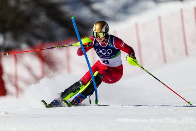 260218 Katharina Huber of Austria competes in women s alpine skiing slalom during day 12 of the 2026 Winter Olympics on February 18, 2026 in Cortina. Photo: Joel Marklund BILDBYRAN kod JM JM0797 bbeng alpint alpine skiing Olympic Games, Olympische Spiele, Olympia, OS olympics winter olympics os ol olympiska spel vinter-os olympiske leker milano cortina 2026 milan cortina 2026 milano cortina 2026 olympic games milano cortina 2026 winter olympic games milano cortina-os milano cortina-ol vinter-ol slalam dam *** 260218 Katharina Huber of Austria competes in women s alpine skiing slalom during day 12 of the 2026 Winter Olympics on February 18, 2026 in Cortina Photo Joel Marklund BILDBYRAN kod JM JM0797 bbeng alpint alpine skiing olympic games olympics winter olympics os ol olympiska spel vinter os olympiske leker milano cortina 2026 milan cortina 2026 milano cortina 2026 olympic games milano cortina 2026 winter olympic games milano cortina os milano cortina ol vinter ol slalam dam  Copyright: JOELxMARKLUND BB260218JM010