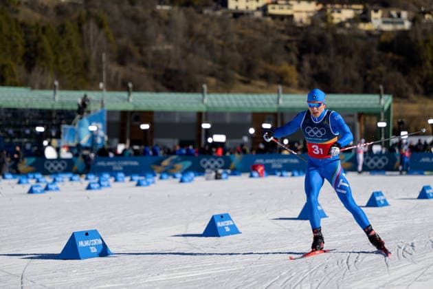 260218 Elia Barp of Italy competes in the men s free technique team sprint cross-country skiing qualification during day 12 of the 2026 Winter Olympics on February 18, 2026 in Val di Fiemme. Photo: Maxim Thore BILDBYRAN kod MT MT0994 skidor cross-country skiing langrenn Olympic Games, Olympische Spiele, Olympia, OS olympics winter olympics os ol olympiska spel vinter-os olympiske leker milano cortina 2026 milan cortina 2026 milano cortina 2026 olympic games milano cortina 2026 winter olympic games milano cortina-os milano cortina-ol vinter-ol 12 bbeng teamsprint *** 260218 Elia Barp of Italy competes in the men s free technique team sprint cross country skiing qualification during day 12 of the 2026 Winter Olympics on February 18, 2026 in Val di Fiemme Photo Maxim Thore BILDBYRAN kod MT MT0994 skidor cross country skiing langrenn olympic games olympics winter olympics os ol olympiska spel vinter os olympiske leker milano cortina 2026 milan cortina 2026 milano cortina 2026 olympic games milano cortina 2026 winter olympic games milano cortina os milano cortina ol vinter ol 12 bbeng teamsprint  Copyright: MAXIMxTHORE BB260218MT031