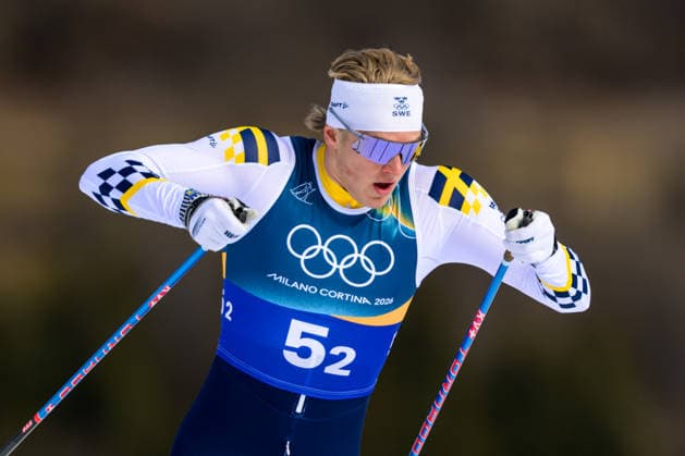 260218 Edvin Anger of Sweden competes in the men s free technique team sprint cross-country skiing qualification during day 12 of the 2026 Winter Olympics on February 18, 2026 in Val di Fiemme. Photo: Jon Olav Nesvold BILDBYRAN COP 217 MT0994 skidor cross-country skiing langrenn Olympic Games, Olympische Spiele, Olympia, OS olympics winter olympics os ol olympiska spel vinter-os olympiske leker milano cortina 2026 milan cortina 2026 milano cortina 2026 olympic games milano cortina 2026 winter olympic games milano cortina-os milano cortina-ol vinter-ol 12 bbeng teamsprint sweden sverige *** 260218 Edvin Anger of Sweden competes in the men s free technique team sprint cross country skiing qualification during day 12 of the 2026 Winter Olympics on February 18, 2026 in Val di Fiemme Photo Jon Olav Nesvold BILDBYRAN COP 217 MT0994 skidor cross country skiing langrenn olympic games olympics winter olympics os ol olympiska spel vinter os olympiske leker milano cortina 2026 milan cortina 2026 milano cortina 2026 olympic games milano cortina 2026 winter olympic games milano cortina os milano cortina ol vinter ol 12 bbeng teamsprint sweden sverige  Copyright: JONxOLAVxNESVOLD BB260218JE026
