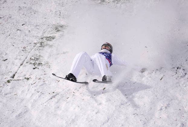(260218) -- LIVIGNO, Feb. 18, 2026 -- Xu Mengtao of China competes during the freestyle skiing women s aerials qualification 1 at the Milan-Cortina 2026 Olympic Winter games, Winterspiele,Spiele, Summer games in Livigno, Italy, Feb. 18, 2026. ) (MICO2026)ITALY-LIVIGNO-OLYMPIC WINTER GAMES-FREESTYLE SKIING-WOMEN S AERIALS-QUALIFICATION HuxChao 