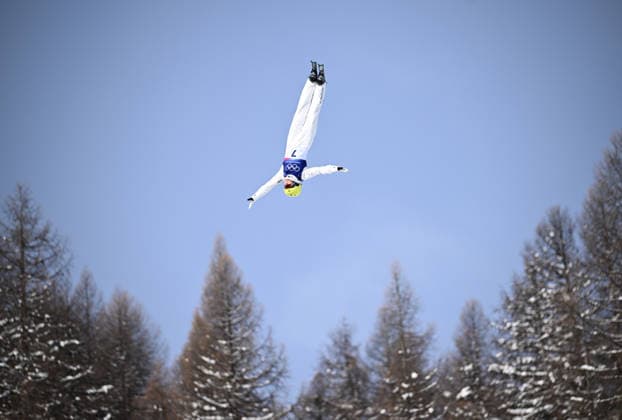 2026 WINTER Olympic Games, Olympische Spiele, Olympia, OS Danielle Scott of Australia competes in the Women™s Aerials qualifiers at Livigno Snow Park on day 11 of the 2026 Milano Cortina Winter Olympic Games in Italy, Wednesday, February 18, 2026. ( NO ARCHIVING, EDITORIAL USE ONLY LIVIGNO SONDRIO ITALY  Copyright: xDANxHIMBRECHTSx 20260218147032145293