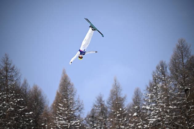 2026 WINTER Olympic Games, Olympische Spiele, Olympia, OS Danielle Scott of Australia competes in the Women™s Aerials qualifiers at Livigno Snow Park on day 11 of the 2026 Milano Cortina Winter Olympic Games in Italy, Wednesday, February 18, 2026. ( NO ARCHIVING, EDITORIAL USE ONLY LIVIGNO SONDRIO ITALY  Copyright: xDANxHIMBRECHTSx 20260218156455033230