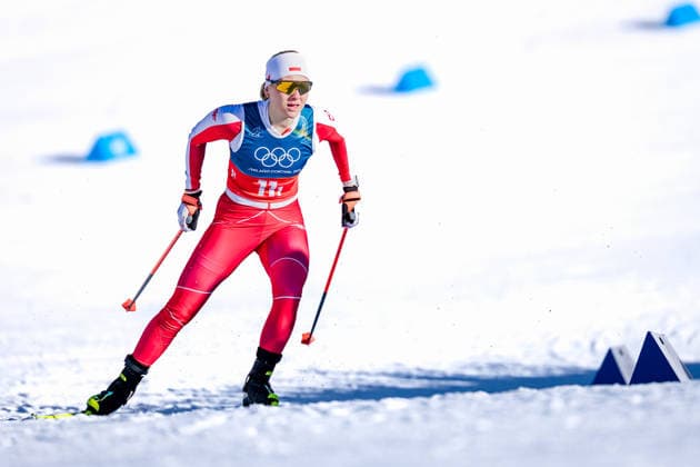 OLYMPICS - Winter Olympic Games, Olympische Spiele, Olympia, OS Milano Cortina 2026 TESERO,ITALY,18.FEB.26 - OLYMPICS, NORDIC SKIING, CROSS COUNTRY SKIING - Winter Olympic Games Milano Cortina 2026, team sprint free, men, women, qualification. Image shows Izabela Marcisz (POL).  GEPAxpictures xMatthiasxTrinkl