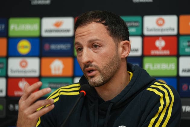 Ahead of the Fenerbahce v Nottingham Forest - UEFA Europa League ISTANBUL, TURKIYE - FEBRUARY 18: Head Coach of Fenerbahce Domenico Tedesco speaks during the press conference, PK, Pressekonferenz ahead of the UEFA Europa League round of 16 play-off first leg match between Fenerbahce v Nottingham Forest at Can Bartu Facilities in Istanbul, Turkiye on February 18, 2026. Adem Kutucu Anadolu Istanbul Turkey. Editorial use only. Please get in touch for any other usage.  Copyright: x2026xAnadoluxAdemxKutucux