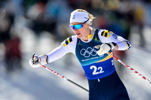 260218 Maja Dahlqvist of Sweden competes in the women s free technique team sprint cross-country skiing final during day 12 of the 2026 Winter Olympics on February 18, 2026 in Val di Fiemme. Photo: Jon Olav Nesvold BILDBYRAN COP 217 MT0993 skidor cross-country skiing langrenn Olympic Games, Olympische Spiele, Olympia, OS olympics winter olympics os ol olympiska spel vinter-os olympiske leker milano cortina 2026 milan cortina 2026 milano cortina 2026 olympic games milano cortina 2026 winter olympic games milano cortina-os milano cortina-ol vinter-ol 12 bbeng teamsprint sweden sverige *** 260218 Maja Dahlqvist of Sweden competes in the women s free technique team sprint cross country skiing final during day 12 of the 2026 Winter Olympics on February 18, 2026 in Val di Fiemme Photo Jon Olav Nesvold BILDBYRAN COP 217 MT0993 skidor cross country skiing langrenn olympic games olympics winter olympics os ol olympiska spel vinter os olympiske leker milano cortina 2026 milan cortina 2026 milano cortina 2026 olympic games milano cortina 2026 winter olympic games milano cortina os milano cortina ol vinter ol 12 bbeng teamsprint sweden sverige  Copyright: JONxOLAVxNESVOLD BB260218JE039