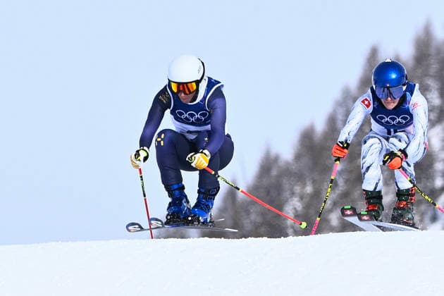 LIVIGNO, ITALY 20260218 Sandra Näslund of Sweden during the women s ski cross training, Snow Park in Livigno, Italy during the Winter Olympics. *** The image is included in the SPORTS PACKAGE. For others PAYMENT IMAGE *** LIVIGNO ITALY x10080x *** LIVIGNO, ITALY 20260218 Sandra Näslund of Sweden during the women s ski cross training, Snow Park in Livigno, Italy during the Winter Olympics The image is included in the SPORTS PACKAGE For others PAYMENT IMAGE LIVIGNO ITALY x10080x  Copyright: xFredrikxSandberg TTx 2026 OLYMPICS SKICROSS TRAINING