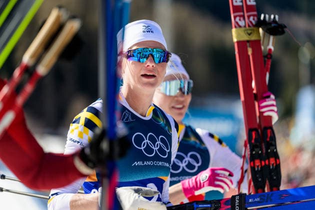 260218 Maja Dahlqvist of Sweden after the women s free technique team sprint cross-country skiing final during day 12 of the 2026 Winter Olympics on February 18, 2026 in Val di Fiemme. Photo: Jon Olav Nesvold BILDBYRAN COP 217 MT0993 skidor cross-country skiing langrenn Olympic Games, Olympische Spiele, Olympia, OS olympics winter olympics os ol olympiska spel vinter-os olympiske leker milano cortina 2026 milan cortina 2026 milano cortina 2026 olympic games milano cortina 2026 winter olympic games milano cortina-os milano cortina-ol vinter-ol 12 bbeng teamsprint sweden sverige *** 260218 Maja Dahlqvist of Sweden after the women s free technique team sprint cross country skiing final during day 12 of the 2026 Winter Olympics on February 18, 2026 in Val di Fiemme Photo Jon Olav Nesvold BILDBYRAN COP 217 MT0993 skidor cross country skiing langrenn olympic games olympics winter olympics os ol olympiska spel vinter os olympiske leker milano cortina 2026 milan cortina 2026 milano cortina 2026 olympic games milano cortina 2026 winter olympic games milano cortina os milano cortina ol vinter ol 12 bbeng teamsprint sweden sverige  Copyright: JONxOLAVxNESVOLD BB260218JE046