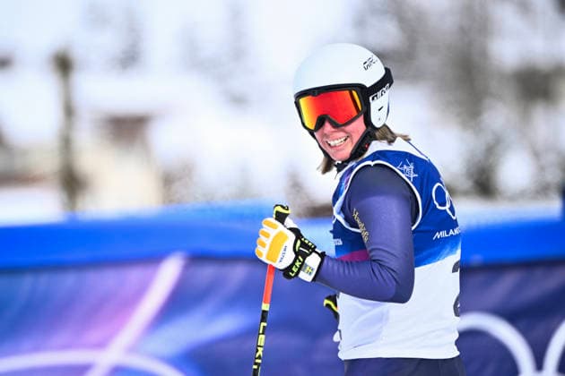 LIVIGNO, ITALY 20260218 Sandra Näslund of Sweden during the women s ski cross training, Snow Park in Livigno, Italy during the Winter Olympics. *** The image is included in the SPORTS PACKAGE. For others PAYMENT IMAGE *** LIVIGNO ITALY x10080x *** LIVIGNO, ITALY 20260218 Sandra Näslund of Sweden during the women s ski cross training, Snow Park in Livigno, Italy during the Winter Olympics The image is included in the SPORTS PACKAGE For others PAYMENT IMAGE LIVIGNO ITALY x10080x  Copyright: xFredrikxSandberg TTx 2026 OLYMPICS SKICROSS TRAINING