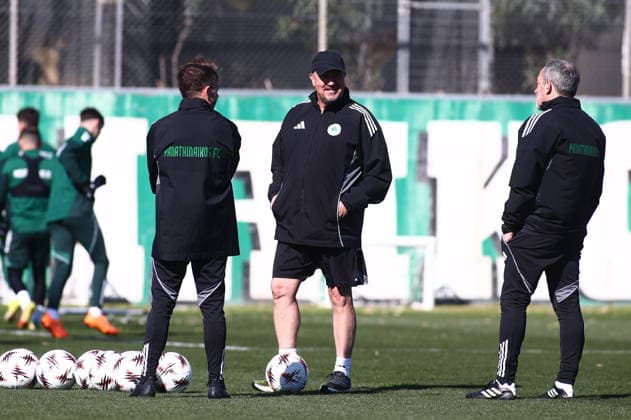 UEFA Europa League - Panathinaikos FC Training Session - Panathinaikos FC attend a training session ahead of the UEFA Europa League Play-Offs 1st leg soccer match between Panathinaikos FC and Victoria Plzen in Athens, Greece, 18 February 2026. IMAGO ONE INCH PRODUCTIONS ATHENS GREECE Copyright: xONExINCHxPRODUCTIONSx 6858389