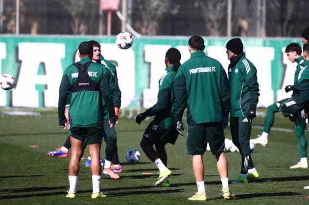 UEFA Europa League - Panathinaikos FC Training Session - Panathinaikos FC attend a training session ahead of the UEFA Europa League Play-Offs 1st leg soccer match between Panathinaikos FC and Victoria Plzen in Athens, Greece, 18 February 2026. IMAGO ONE INCH PRODUCTIONS ATHENS GREECE Copyright: xONExINCHxPRODUCTIONSx 6858376