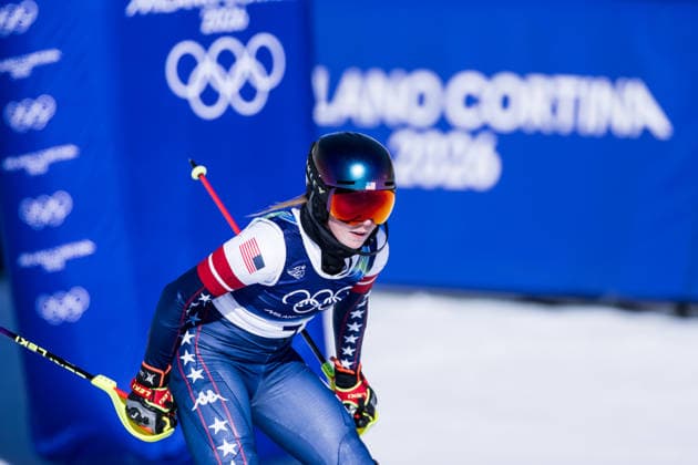TOFANE, ITALY - FEBRUARY 18: Mikaela Shiffrin (United States of America) during the Alpine Skiing Women s Slalom at the Milano Cortina 2026 Olympics at Tofane Alpine Skiing Centre on day 12 of the Milano Cortina 2026 Olympics on February 18, 2026 in Tofane, Italy. Editorial use only. Italy Copyright: xSteffiexWunderlx