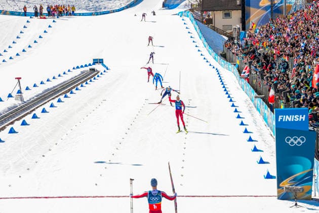 Winter Olympics in Milan Cortina 2026 Val di Fiemme, Italy 20260218. Johannes Hosflot Klaebo and Einar Hedegart from Norway cheer during the cross-country team sprint on Lago di Tesero during the Winter Olympics in Milano Cortina 2026. Photo: Lise Aserud NTB Val di Fiemme Italy EDITORIAL USE ONLY. RESTRICTED USE FOR BETTING COMPANIES Ref:_SPOA0wod1TrU7Q.jpg *** Winter Olympics in Milan Cortina 2026 Val di Fiemme, Italy 20260218 Johannes Hosflot Klaebo and Einar Hedegart from Norway cheer during the cross country team sprint on Lago di Tesero during the Winter Olympics in Milano Cortina 2026 Photo Lise Aserud NTB Val di Fiemme Italy EDITORIAL USE ONLY RESTRICTED USE FOR BETTING COMPANIES  Copyright: xLisexAserudx xNTBx