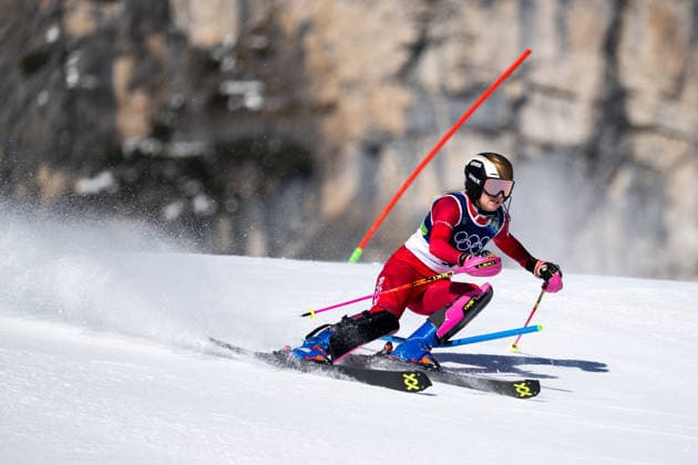 TRUPPE Katharina (Oesterreich), ITA, Olympische Spiele Milano Cortina 2026, Olympia, Ski Alpin, Slalom Damen, 18.02.2026 ITA, Olympische Spiele Milano Cortina 2026, Olympia, Ski Alpin, Slalom Damen, 18.02.2026 Cortina d Ampezzo *** TRUPPE Katharina Oesterreich , ITA, Olympic Games Milano Cortina 2026, Olympia, Alpine Skiing, Slalom Women, 18 02 2026 ITA, Olympic Games Milano Cortina 2026, Olympia, Alpine Skiing, Slalom Women, 18 02 2026 Cortina d Ampezzo Copyright: xEibner-Pressefoto Memmlerx EP_MMR