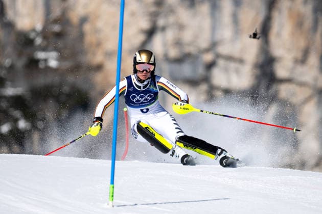 DUERR Lena (Deutschland), ITA, Olympische Spiele Milano Cortina 2026, Olympia, Ski Alpin, Slalom Damen, 18.02.2026 ITA, Olympische Spiele Milano Cortina 2026, Olympia, Ski Alpin, Slalom Damen, 18.02.2026 Cortina d Ampezzo *** DUERR Lena Germany , ITA, Olympic Games Milano Cortina 2026, Olympic Games, Alpine Skiing, Slalom Women, 18 02 2026 ITA, Olympic Games Milano Cortina 2026, Olympic Games, Alpine Skiing, Slalom Women, 18 02 2026 Cortina d Ampezzo Copyright: xEibner-Pressefoto Memmlerx EP_MMR