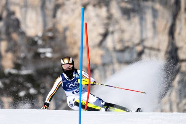 AICHER Emma (Deutschland), ITA, Olympische Spiele Milano Cortina 2026, Olympia, Ski Alpin, Slalom Damen, 18.02.2026 ITA, Olympische Spiele Milano Cortina 2026, Olympia, Ski Alpin, Slalom Damen, 18.02.2026 Cortina d Ampezzo *** AICHER Emma Germany , ITA, Olympic Games Milano Cortina 2026, Olympic Games, Alpine Skiing, Slalom Women, 18 02 2026 ITA, Olympic Games Milano Cortina 2026, Olympic Games, Alpine Skiing, Slalom Women, 18 02 2026 Cortina d Ampezzo Copyright: xEibner-Pressefoto Memmlerx EP_MMR