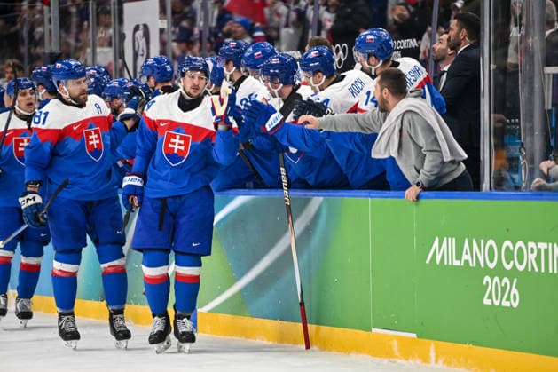 18 02 2026, Milano, Santa Giulia Ice hockey, Eishockey Arena, Winter Olympics: Slovakia - Germany (Ice Hockey), Pavol Regenda of Slovakia celebrate his goal Milano Santa Giulia Ice Hockey Arena Lombardy Italy *** 18 02 2026, Milano, Santa Giulia Ice Hockey Arena, Winter Olympics Slovakia Germany Ice Hockey , Pavol Regenda of Slovakia celebrate his goal Milano Santa Giulia Ice Hockey Arena Lombardy Italy Copyright: xJustPictures.ch AndreaxBrancax jp-en-AnBr-AB-AAB_421418022026