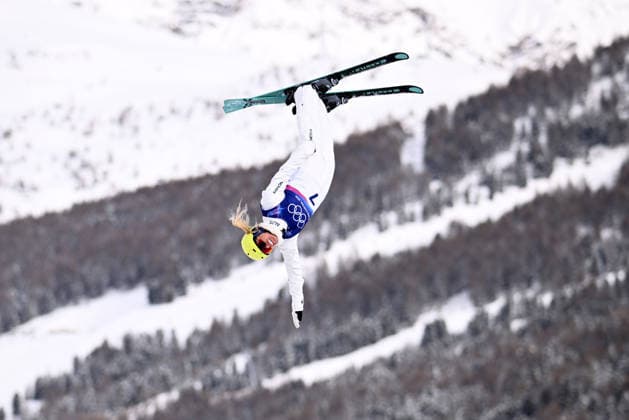2026 WINTER Olympic Games, Olympische Spiele, Olympia, OS Danielle Scott of Australia warms up prior to the Women™s Aerials finals at Livigno Snow Park on day 11 of the 2026 Milano Cortina Winter Olympic Games in Italy, Wednesday, February 18, 2026. ( NO ARCHIVING, EDITORIAL USE ONLY LIVIGNO SONDRIO ITALY  Copyright: xDANxHIMBRECHTSx 20260218184990057852