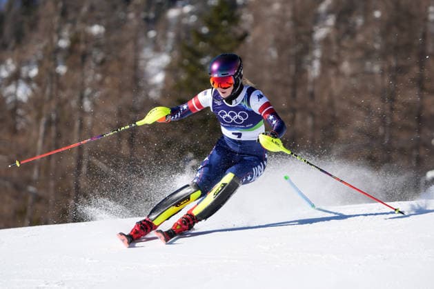 Milano Cortina 2026, Alpine skiing, women, slalom, Olympic champion Mikaela Shiffrin