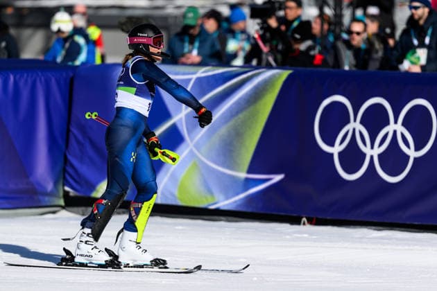 260218 Anna Swenn Larsson of Sweden celebrates after competing in women s alpine skiing slalom during day 12 of the 2026 Winter Olympics on February 18, 2026 in Cortina. Photo: Joel Marklund BILDBYRAN kod JM JM0797 bbeng alpint alpine skiing Olympic Games, Olympische Spiele, Olympia, OS olympics winter olympics os ol olympiska spel vinter-os olympiske leker milano cortina 2026 milan cortina 2026 milano cortina 2026 olympic games milano cortina 2026 winter olympic games milano cortina-os milano cortina-ol vinter-ol slalam dam jubel sweden sverige *** 260218 Anna Swenn Larsson of Sweden celebrates after competing in women s alpine skiing slalom during day 12 of the 2026 Winter Olympics on February 18, 2026 in Cortina Photo Joel Marklund BILDBYRAN kod JM JM0797 bbeng alpint alpine skiing olympic games olympics winter olympics os ol olympiska spel vinter os olympiske leker milano cortina 2026 milan cortina 2026 milano cortina 2026 olympic games milano cortina 2026 winter olympic games milano cortina os milano cortina ol vinter ol slalam dam jubel sweden sverige  Copyright: JOELxMARKLUND BB260218JM118