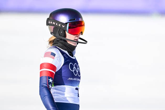 OLYMPICS - Winter Olympic Games, Olympische Spiele, Olympia, OS Milano Cortina 2026 CORTINA D AMPEZZO,ITALY,18.FEB.26 - OLYMPICS, ALPINE SKIING - Winter Olympic Games Milano Cortina 2026, slalom, women. Image shows Mikaela Shiffrin (USA).  GEPAxpictures xAlexanderxSolc