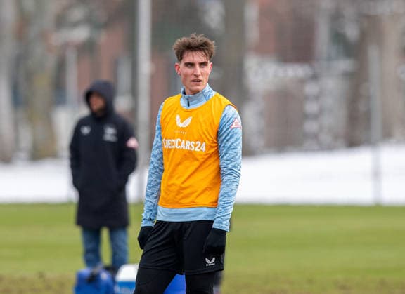 Soccer, Men, Season 2025 26, 2 Bundesliga, Hertha BSC, Training, Elias Decker Hertha BSC , 18 02 2026, Copyright: xSebastianxRäppold MatthiasxKochx
