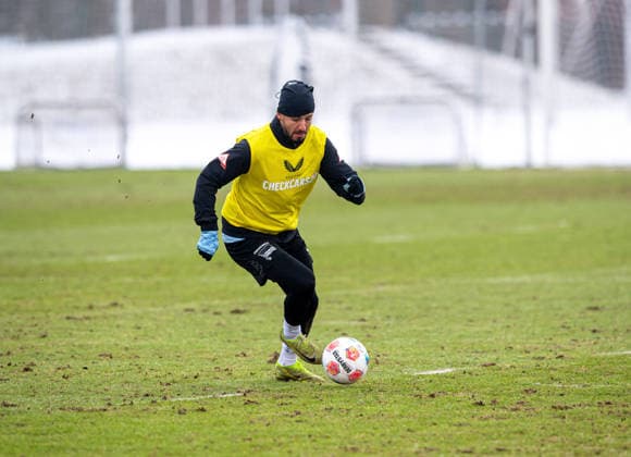 Soccer, Men, Season 2025 26, 2 Bundesliga, Hertha BSC, Training, Kevin Sessa Hertha BSC , 18 02 2026, Copyright: xSebastianxRäppold MatthiasxKochx
