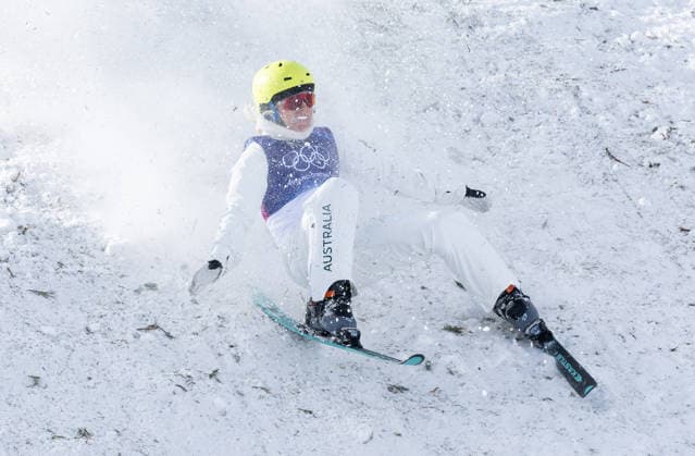OLYMPICS - Winter Olympic Games, Olympische Spiele, Olympia, OS Milano Cortina 2026 LIVIGNO,ITALY,18.FEB.26 - OLYMPICS, FREE SKI, FREESTYLE SKIING - Winter Olympic Games Milano Cortina 2026, aerials, women, final. Image shows Danielle Scott (AUS).  GEPAxpictures xHaraldxSteiner