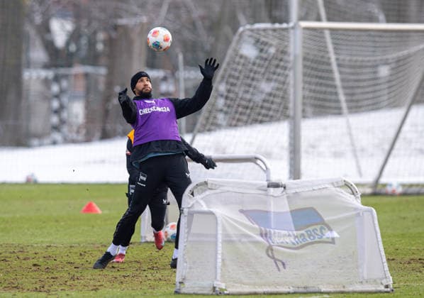 Soccer, Men, Season 2025 26, 2 Bundesliga, Hertha BSC, Training, John Anthony Brooks Hertha BSC , 18 02 2026, Copyright: xSebastianxRäppold MatthiasxKochx
