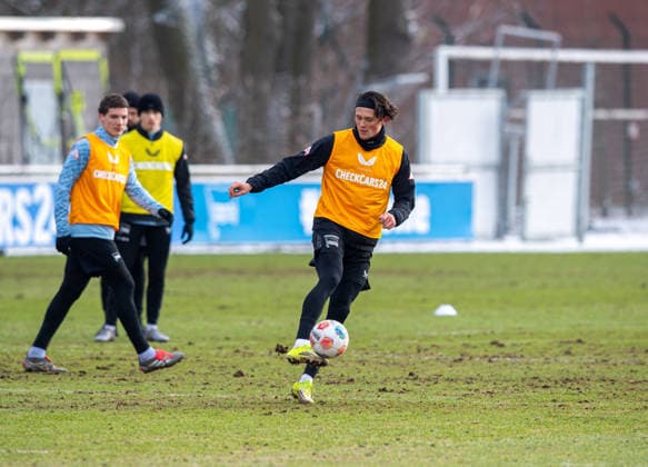 Soccer, Men, Season 2025 26, 2 Bundesliga, Hertha BSC, Training, Fabian Reese Hertha BSC , 18 02 2026, Copyright: xSebastianxRäppold MatthiasxKochx