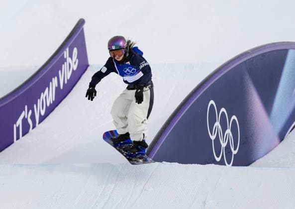 Milan Cortina Olympics: Snowboard Kokomo Murase of Japan competes in the women s snowboard slopestyle final at the Milan Cortina Olympics on Feb. 18, 2026, at Livigno Snow Park in Livigno, Italy.  A14AA0005300460P