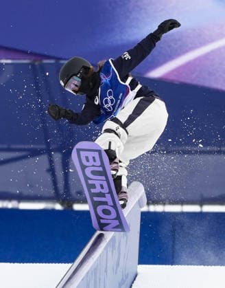 Milan Cortina Olympics: Snowboard Reira Iwabuchi of Japan competes in the women s snowboard slopestyle final at the Milan Cortina Olympics on Feb. 18, 2026, at Livigno Snow Park in Livigno, Italy.  A14AA0005300473P