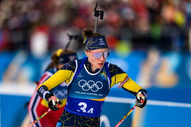 260218 Hanna Öberg of Sweden competes in women s biathlon 4 x 6 km relay during day 12 of the 2026 Winter Olympics on February 18, 2026 in Anterselva. Photo: Mathias Bergeld BILDBYRAN kod MB MB1336 skidskytte biathlon skiskyting Olympic Games, Olympische Spiele, Olympia, OS olympics winter olympics os ol olympiska spel vinter-os olympiske leker milano cortina 2026 milan cortina 2026 milano cortina 2026 olympic games milano cortina 2026 winter olympic games milano cortina-os milano cortina-ol vinter-ol 12 bbeng relay stafett sverige *** 260218 Hanna Öberg of Sweden competes in women s biathlon 4 x 6 km relay during day 12 of the 2026 Winter Olympics on February 18, 2026 in Anterselva Photo Mathias Bergeld BILDBYRAN code MB MB1336 biathlon biathlon olympic games olympics olympics winter olympics os ol olympiska spel vinter os olympiske leker milano cortina 2026 milan cortina 2026 milano cortina 2026 olympic games milano cortina 2026 winter olympic games milano cortina os milano cortina ol vinter ol 12 bbeng relay sverige  Copyright: MATHIASxBERGELD BB260218MB062