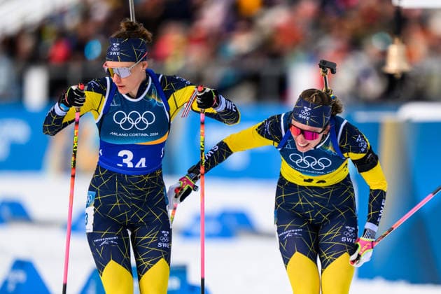 260218 Hanna Öberg of Sweden and Elvira Öberg of Sweden compete in women s biathlon 4 x 6 km relay during day 12 of the 2026 Winter Olympics on February 18, 2026 in Anterselva. Photo: Mathias Bergeld BILDBYRAN kod MB MB1336 skidskytte biathlon skiskyting Olympic Games, Olympische Spiele, Olympia, OS olympics winter olympics os ol olympiska spel vinter-os olympiske leker milano cortina 2026 milan cortina 2026 milano cortina 2026 olympic games milano cortina 2026 winter olympic games milano cortina-os milano cortina-ol vinter-ol 12 bbeng relay stafett sverige *** 260218 Hanna Öberg of Sweden and Elvira Öberg of Sweden compete in women s biathlon 4 x 6 km relay during day 12 of the 2026 Winter Olympics on February 18, 2026 in Anterselva Photo Mathias Bergeld BILDBYRAN code MB MB1336 biathlon biathlon biathlon olympic games olympics olympics winter olympics os ol olympiska spel vinter os olympiske leker milano cortina 2026 milan cortina 2026 milano cortina 2026 olympic games milano cortina 2026 winter olympic games milano cortina os milano cortina ol vinter ol 12 bbeng relay sverige  Copyright: MATHIASxBERGELD BB260218MB063