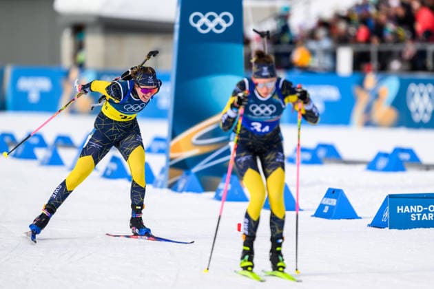 260218 Elvira Öberg of Sweden and Hanna Öberg of Sweden compete in women s biathlon 4 x 6 km relay during day 12 of the 2026 Winter Olympics on February 18, 2026 in Anterselva. Photo: Mathias Bergeld BILDBYRAN kod MB MB1336 skidskytte biathlon skiskyting Olympic Games, Olympische Spiele, Olympia, OS olympics winter olympics os ol olympiska spel vinter-os olympiske leker milano cortina 2026 milan cortina 2026 milano cortina 2026 olympic games milano cortina 2026 winter olympic games milano cortina-os milano cortina-ol vinter-ol 12 bbeng relay stafett sverige *** 260218 Elvira Öberg of Sweden and Hanna Öberg of Sweden compete in women s biathlon 4 x 6 km relay during day 12 of the 2026 Winter Olympics on February 18, 2026 in Anterselva Photo Mathias Bergeld BILDBYRAN code MB MB1336 biathlon biathlon biathlon olympic games olympics olympics winter olympics os ol olympiska spel vinter os olympiske leker milano cortina 2026 milan cortina 2026 milano cortina 2026 olympic games milano cortina 2026 winter olympic games milano cortina os milano cortina ol vinter ol 12 bbeng relay sverige  Copyright: MATHIASxBERGELD BB260218MB065